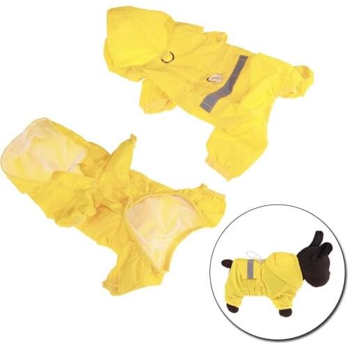 Pet Dog Raincoat Pet Clothes Puppy Clothing Waterproof Jacket Costumes Yorkie Poodle Bichon Pomeranian Schnauzer Corgi Coat New