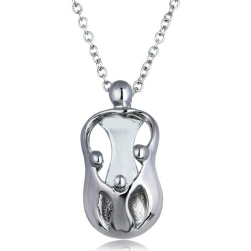 24PC/Lot Mother Mom Three Baby Hand In Hand Pendant Necklace Women Family Love Party Gifts Choker Collar Charm Chain Jewelry Hot