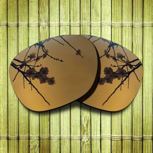 Polarized Replacement Lense For-Oakley Garage Rock Sunglasses Frame True Color Mirrored Coating - Copper Color Available