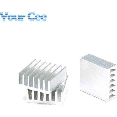 10pcs 14X14X6mm Silver Heatsink Cooling Fin Aluminum Heat Sink 14*14*6mm Radiator For CPU GPU Electronic Chipset