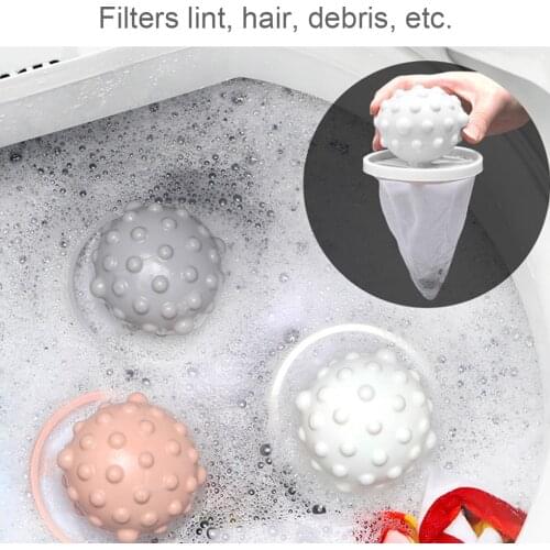 Laundry Ball Mesh Hair Collector Washing Machine Hair Removal Tool Laundry Dirt Hair Catcher Filter Net Washing Machine Filter