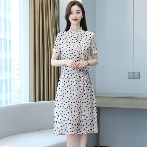 Stinlicher Summer Polka Dot Dresses