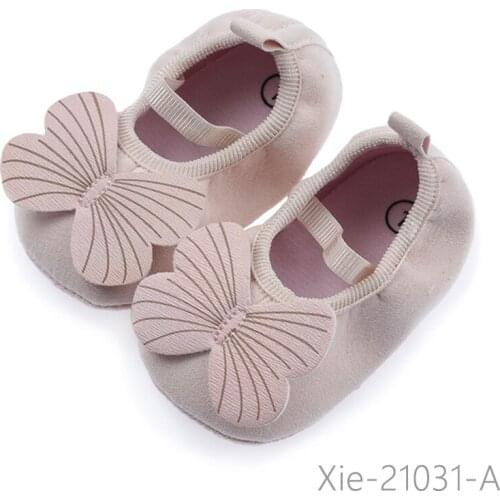 Baby Girl Shoes Infant Newborn Baby Girl Spring Summer Autumn Flats Glitter Bowknot Princess Dress Shoes No-Slip First Walkers