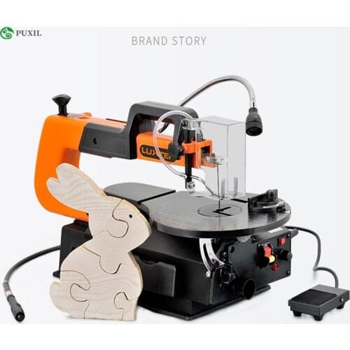 Pull flower saw wire saw machine desktop speed jig saw woodworking table saw reciprocating saw fretsaw electric DIY modeling