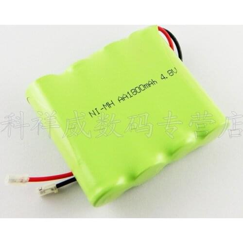 Brown 4.8V 5 NiMH battery charger battery 1800MAH NI-MH 4.8V AA Rechargeable Li-ion Cell