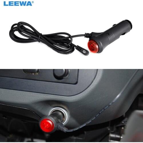 1.2M 3.5mm DC Converter 12V Car GPS Navigator/DVR Camera Charger With Power Switch #CA5502