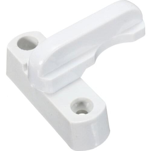 1 /2PC Plastic Window Door Lock White Sash Security Swing Lock Latch Home Housing Safely Opening And Closing Handle Lock