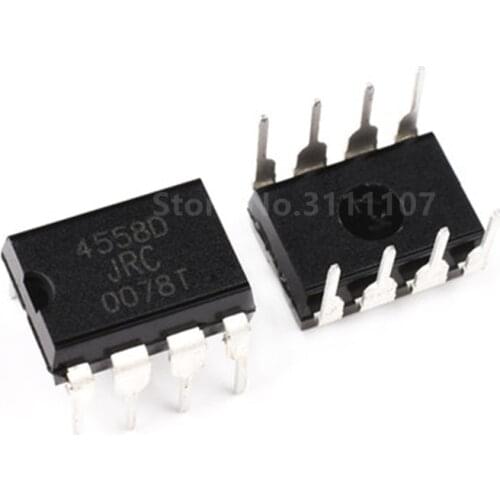 10PCS JRC4558 4558 4558D JRC4558D DIP-8 Integrate IC Chip