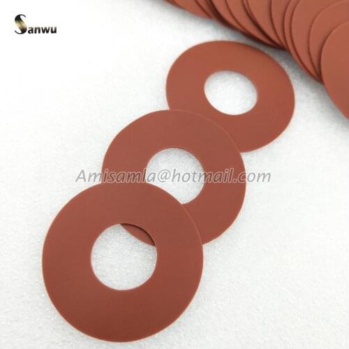 100 Uints/Lot Printing Rubber Sucker Red Flat Shaped For Heidelberg Roland KBA Printing Machine Spare Parts