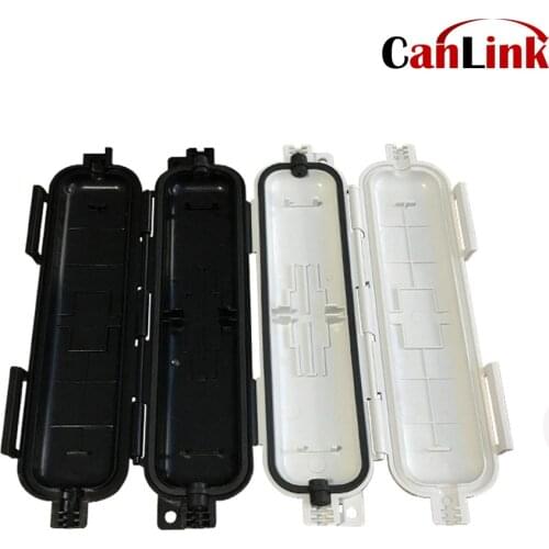 20pcs SC/APC Fiber Drop Cable Protect Box Waterproof Grade IP65 White or Black Color FTTH Fiber Accessories Cable Protecter