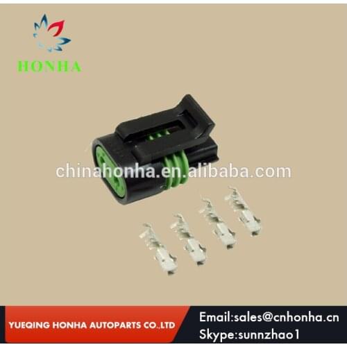 50/100 pcs /lots 3P Sealed Auto Sensor Connectors Electrical Housing Plug Auto wire harness sealed Connector 12162182 12162185