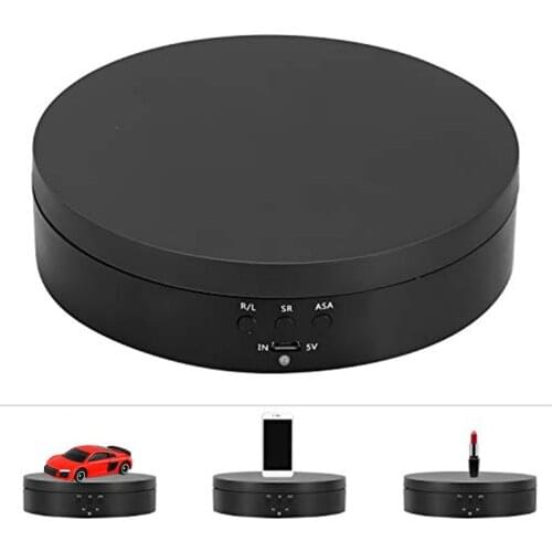 138 Charging Automatic Turntable Live Turntable Jewelry Electric Rotating Table 360 Degree Rotate Panoramic Display Table