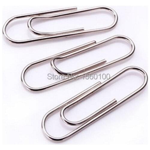 Free Shipping (100pcs/set)29mm silver paper clip office clip financial products office stationery memo clip