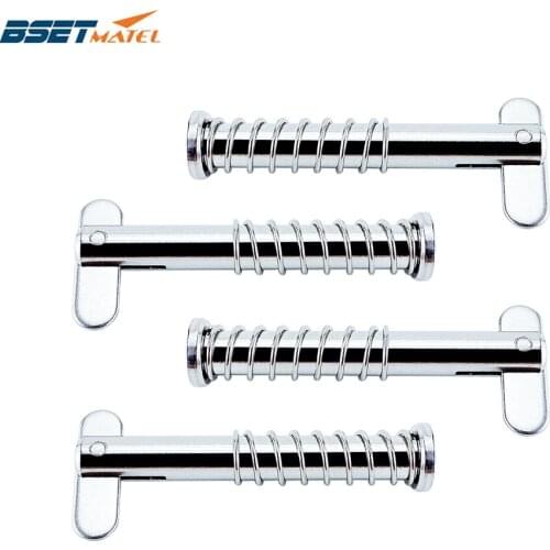 4PCS 316 Stainless Steel Quick Release Pin Dowel Pin Flat Head Cylindrical Pin Positioning Pins Retainer Farm Lawn Garden Marine