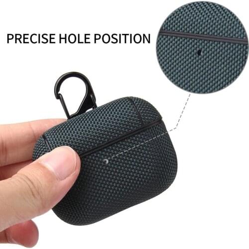 For Airpods Pro 3 Textile Cloth Skin Earphone Cover Wireless Bluetooth Earphone Cover Portable Anti-fingerprint Retro Bag