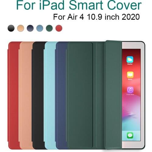 For Apple 2020 latest IPad 10.9 inch Air4 Case Cover for ipad Air 4 10.9" Tablet Cover Cases Smart Sleep Wake For ipad Air4