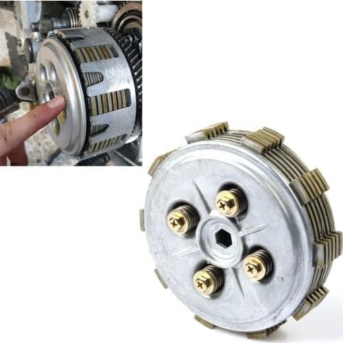 For YAMAHA DT125 125 Complete Clutch Setup Drum Assy ( 6Pcs Friction Plates & 5Pcs Iron Plates) Friction Plates Kit