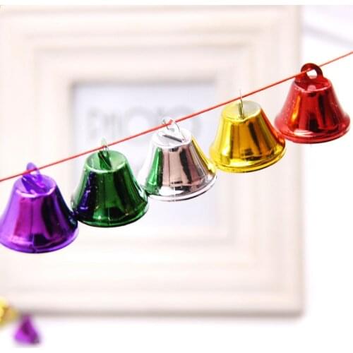Hot Sale 10 Pcs DIY Metal Creative Mini Colorful Small Bell Musical Percussion Instruments Pendant Bell Crafts Entertainment