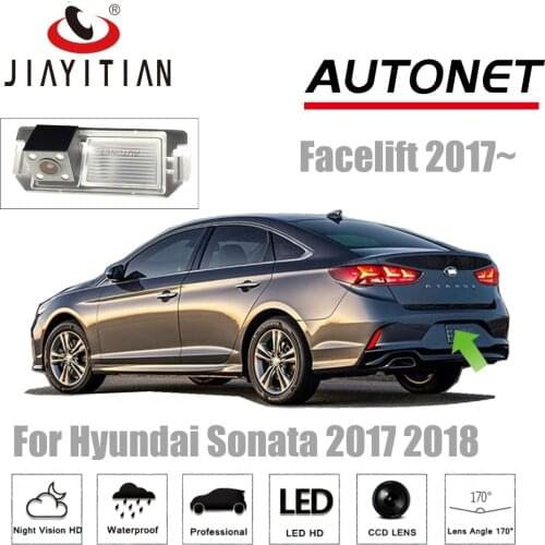 JiaYiTian Rear camera For Hyundai Sonata 2017 2018 2019 CCD Night Vision Backup camera Parking Assistance license plate camera