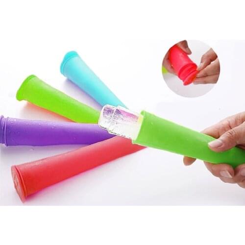 Creative DIY Ice Cream Ice Mold Silicone Mold Silicone Handheld Popsicle Mold Tray Moldes De Silicon Para Helados Drop Shipping