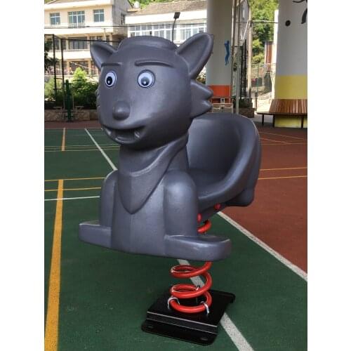 Outdoor balance seesaw children seesaw garden toy seesaw chair kids seesaw playground seat baby seesaw childrens horse Q11