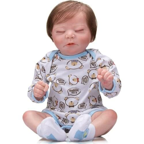 49cm Newborn Baby Doll Sleeping Baby Chase Kids Toys Christmas Gift