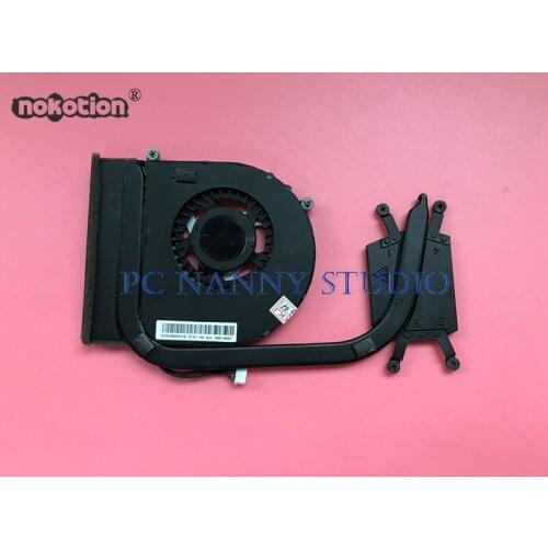 NOKOTION for Lenovo ThinkPad E450 Laptop Cpu Cooling fan Heatsink Assembly Radiator Cooler 00HN678 04X4901 Working