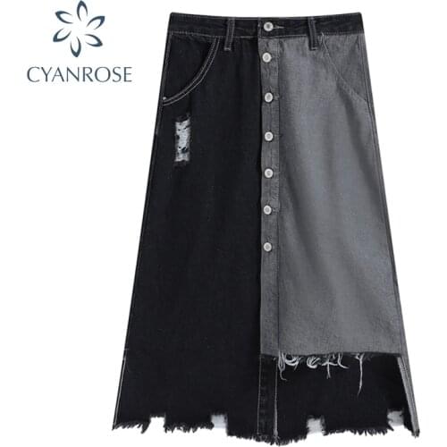 Женские юбки джинсовые Mina buy funny China At AliExpress