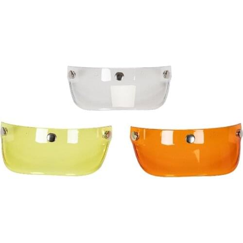 Moto Helmet Visor Lens Flip Up Wind Shield Sun Block Shade Open Face Motorcycle Helmet Anti-UV fog and scratch Motor Cap Brims