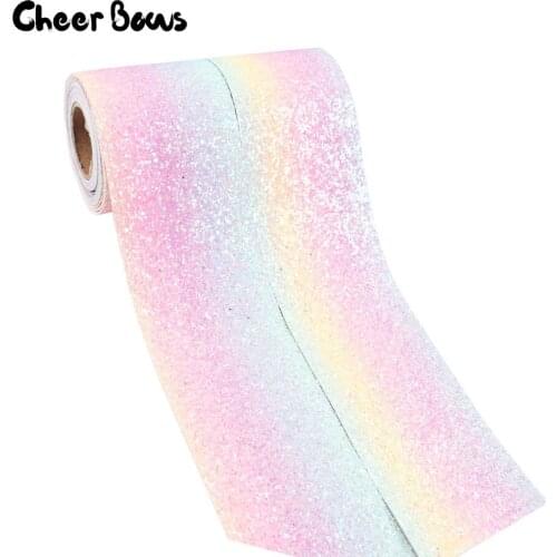 New Arrival Glitter Ribbons Colorful DIY Handmade Ribbons Cinta Fita Ruban Wedding Decoration Home Decor Party Suppliers