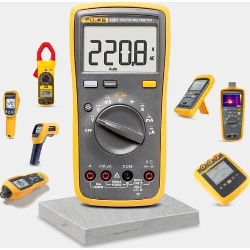 Portable Digital Multimeter 2000 Counts Back-light AC / DC Current Voltage Tester Meter with LCD Screen & Holder