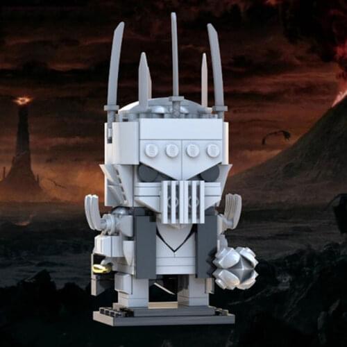 MOC Building Block Maker Anime Cartoon Characters Chief Villain Assembly Model Childrens Toy DIY Build Blocks Birthday Gift