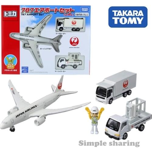 Takara Tomy Tomica Boeing 787 Airport Set Hot Pop Kids Toys Motor Vehicle Diecast Metal Model Collectibles New