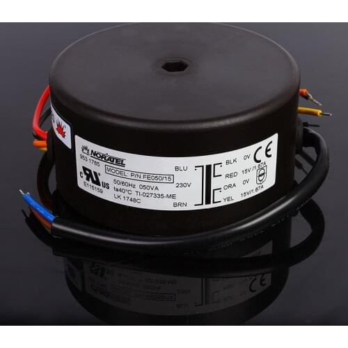 50W NORATEL sealed ring cow 50VA toroidal transformer new original imported double 9V 12V 15V 18V 25V