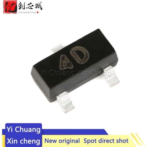 100PCS New MMBTA94 SOT-23 SMD triode PNP signal transistor (Marking 4D/4Z)