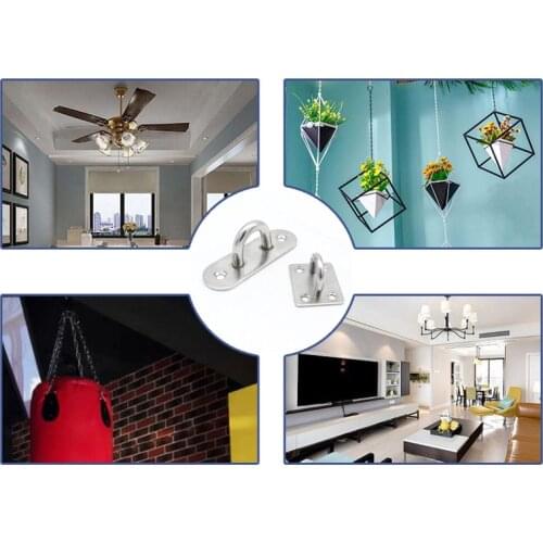 Left Steel Thickened Stainless Steel U Line Solid Hook Hardware Accessories Household Wardrobe Electric Fan Hardware Accessories