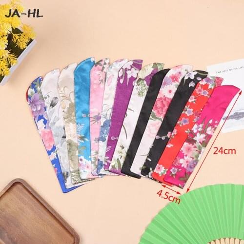 Elegant Folding Hand Fan Bag Holder Dustproof Protector Pouch Case Cover Wedding Party Gifts 1 Pc Folding Fan Pouch