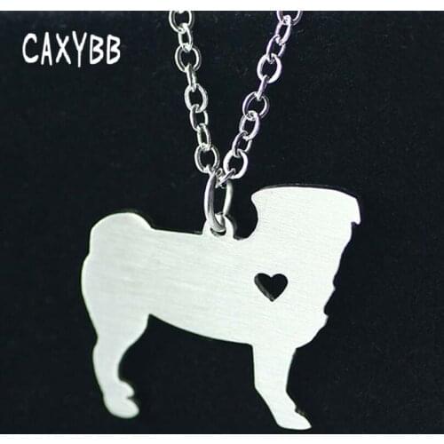 1pc Necklace Dog Pendant Pet Jewelry Silver Charm Personalized Pets Dog Animal boho Pendants Necklace Memorial Gift