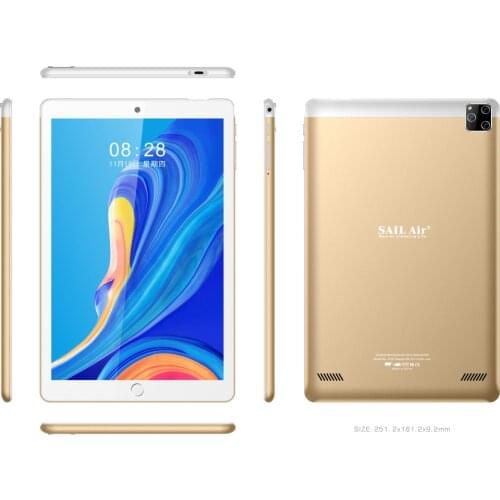 10.1 Inch Business Tablet PC Quad Core Two SIM Phone Call Google Market GPS WiFi Bluetooth Game Pre-install App Tab With Case