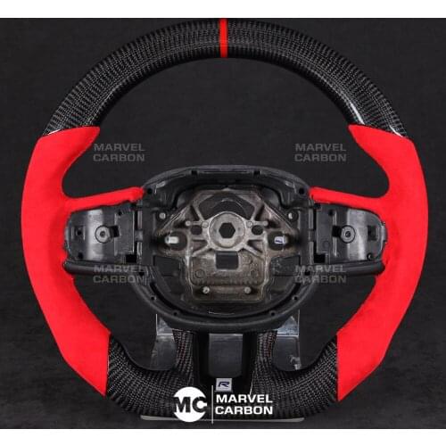 100% REAL CARBON FIBER STEERING WHEEL COMPATIBLE WITH Volvo