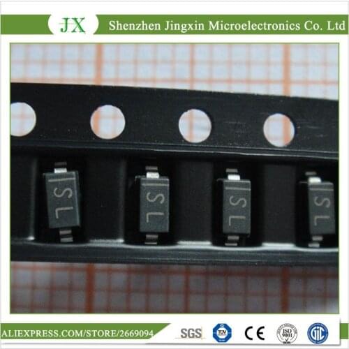 200PCS B5819W 1N5819W SOD-123 Marking SL schottky barrier diode 40V 1A SMD IN5819W SOD123