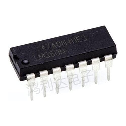 Free shipping 50PCS LM380N LM380 DIP-14