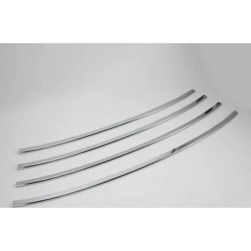 For Toyota For New collora 2017 car cover ABS CHROME EXTERIOR ACCESSORIES FRONT GRILLE TRIMS FRONT BUMPER TRIMS