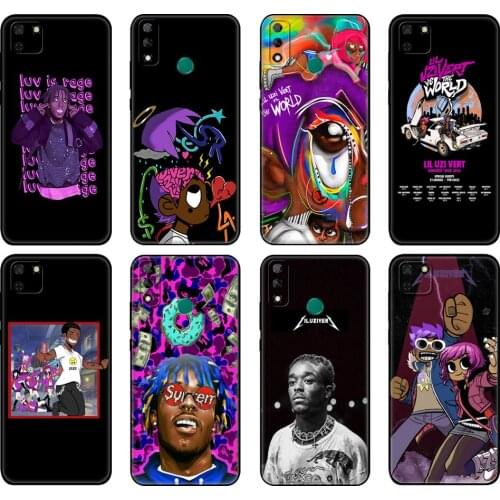 Black tpu Case For Huawei Y9S Y6S Y8S Y5P Y7P Y8P Case For Huawei Y5 lite Prime Y6 Cover Lil Uzi Vert Eternal Atake Rapper
