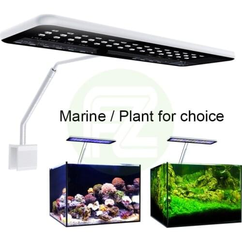 Fzone MicMol iPhone Style Aquarium Full Spectrum Led Light for Aquacping Tanks Fresh/Marine for Choice