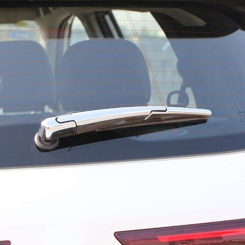 Chrome Car Rear Window Water Wiper Protection Cover Sticker for Renault Koleos For Samsung QM5 QM6 2017 2018 2019 Accessories