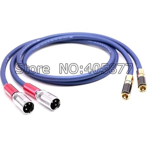 MCA Meet MOA-OC1 OCC RCA TO XLR Audio Cable 2XLR TO 2 RCA HIFI Interconnect cable