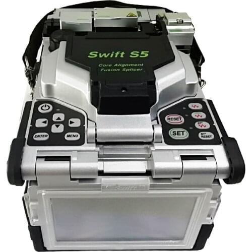 Korea Ilsintech Swift S5 Fiber Fusion Splicer FTTH Automatic focus fiber optic welding machine English menu
