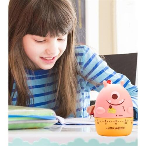 Creative Cartoon Mechanical Timer Cooking Study Chronometer Sport Stopwatch Digital Timer Alarm Clock Kitchen Gadget Sets