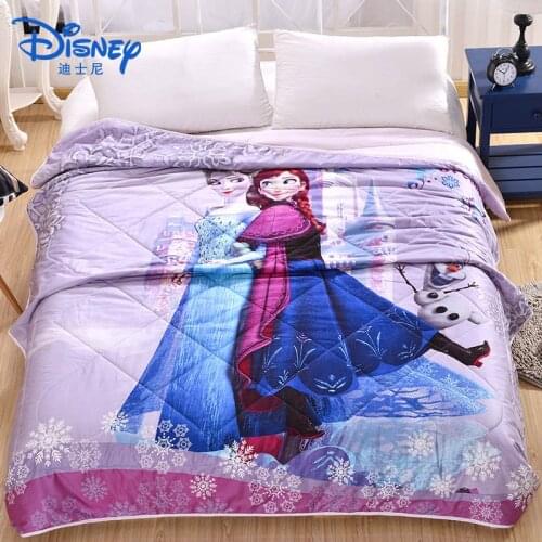Disney Blanket Quilt 100% Cotton Summer Thin quilt Napping Sleeping Cartoon Children Child Baby Girl boy bedroom 150x200cm